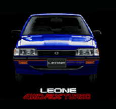SUBARU LEONE 4WD RX TURBO